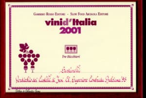 Balciana Sartarelli 1998 - Tre Bicchieri 2001