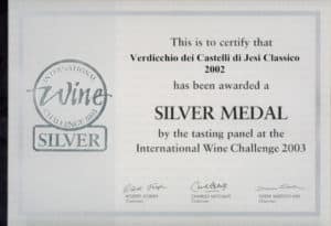 Sartarelli Classico - Silver Medal - International Wine Challenge 2003