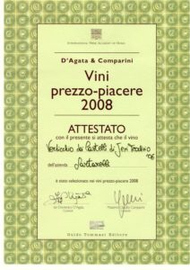 2008 Guida ai Vini Prezzo Piacere d'Italia - Tralivio 2006