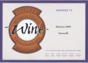 Balciana 2009 - Bronze Medal - Decanter World Wine Awards 2012