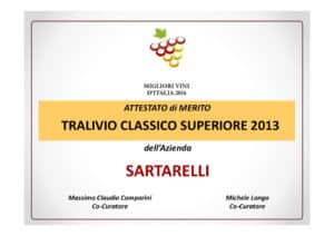 Tralivio 2013 - Migliori Vini d’Italia 2016 Comparini