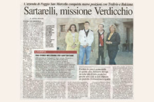 Sartarelli missione Verdicchio