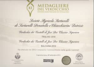 Balciana 2010 - 11 Medagliere del Verdicchio 2013