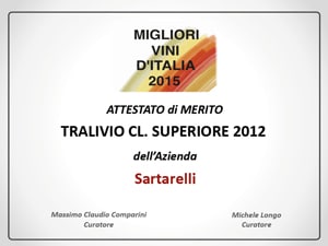 Tralivio 2012 - Migliori Vini d’Italia 2015 Comparini